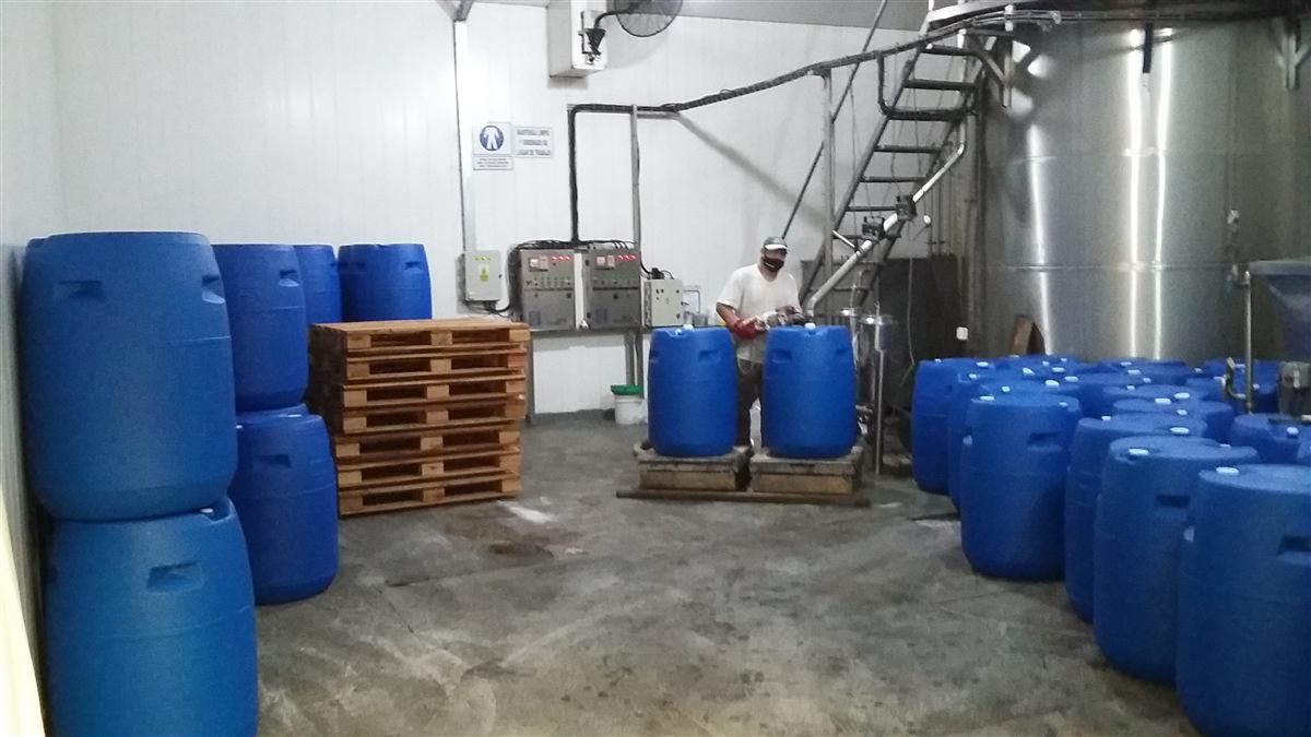 Tanques de elaboración de jarabes de azúcar